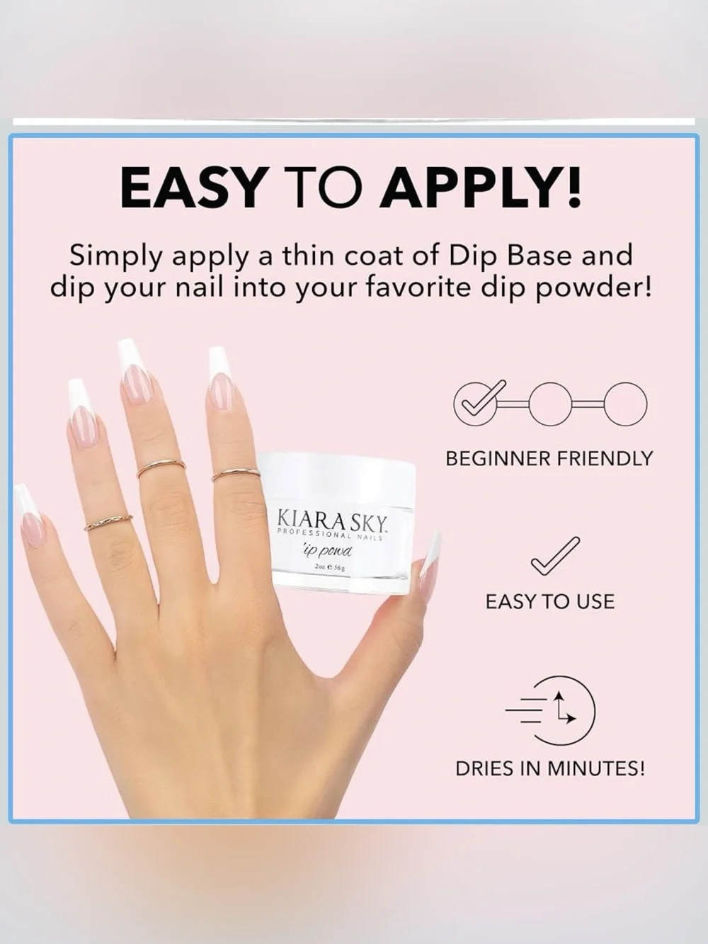 💅 Kiara Sky Professional Clear Dip Powder (DMC2) – New
